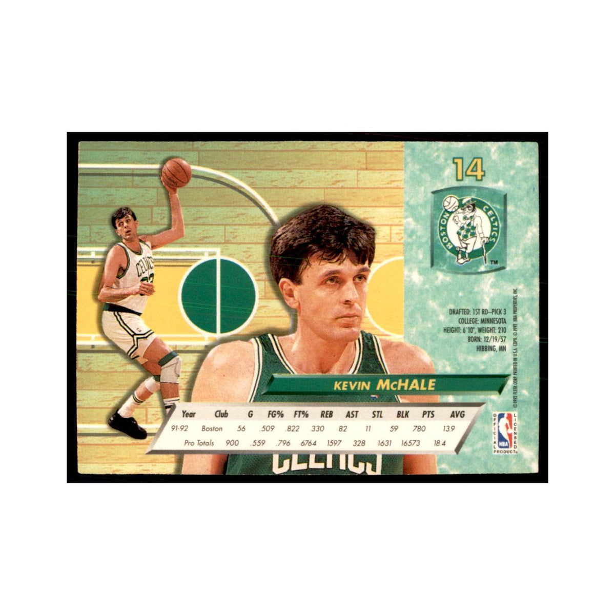 1992 Fleer Ultra Kevin McHale Basketball Cards #14