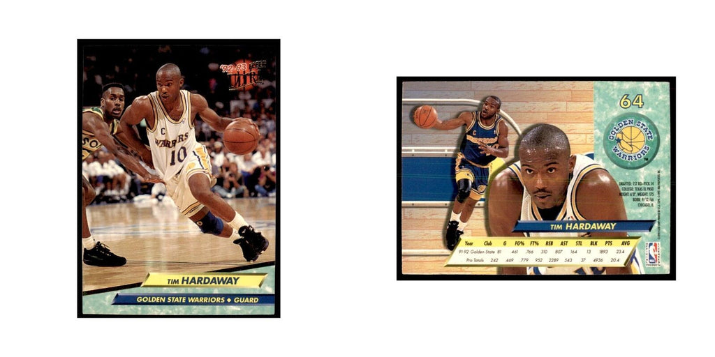 1992 Fleer Ultra Tim Hardaway Basketball Cards #64