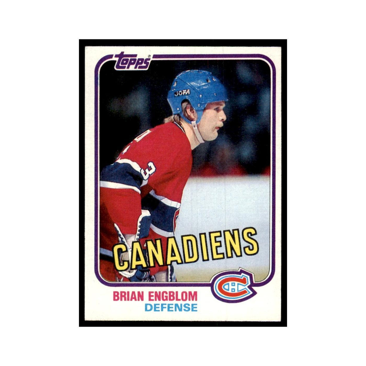 1981 Topps Brian Engblom Hockey Cards #10