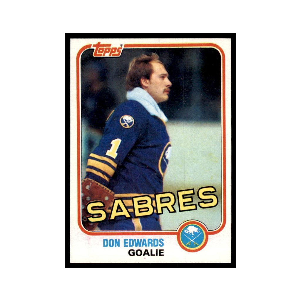 1981 Topps Don Edwards Hockey Cards #E75