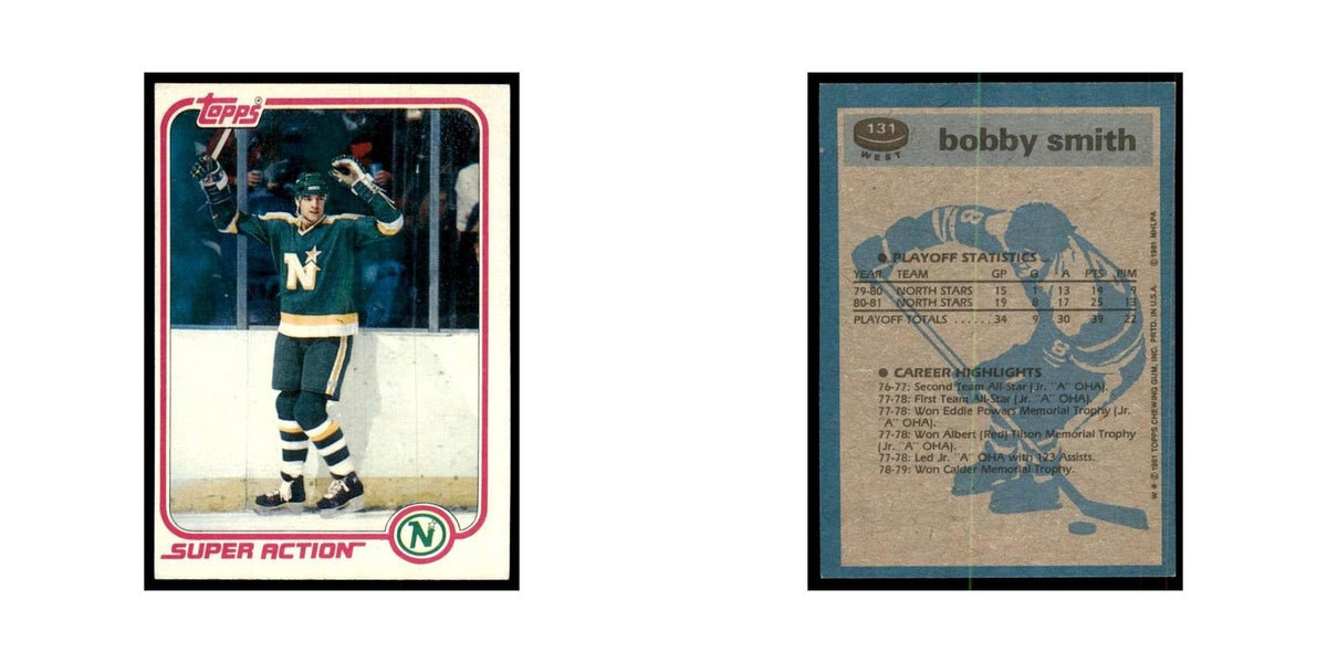 1981 Topps Bobby Smith Hockey Cards #W131