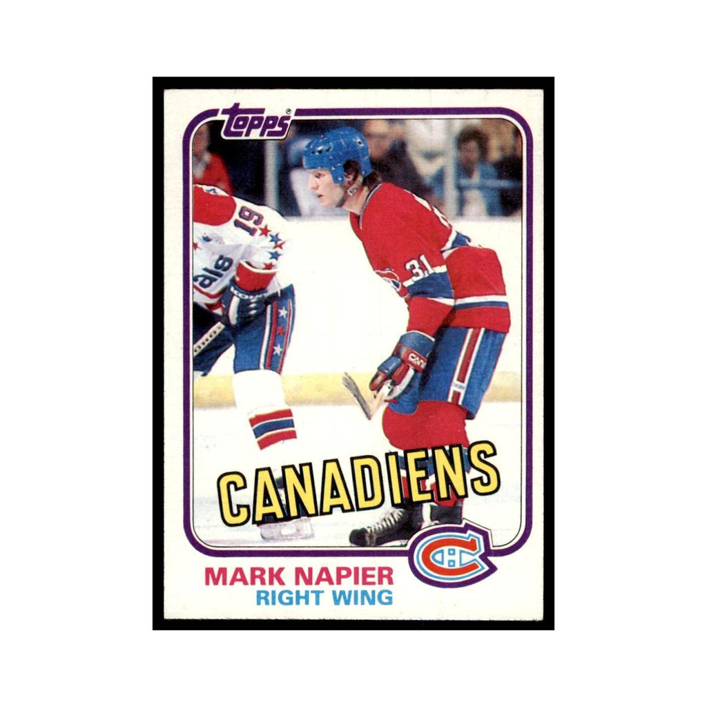 1981 Topps Mark Napier Hockey Cards #23