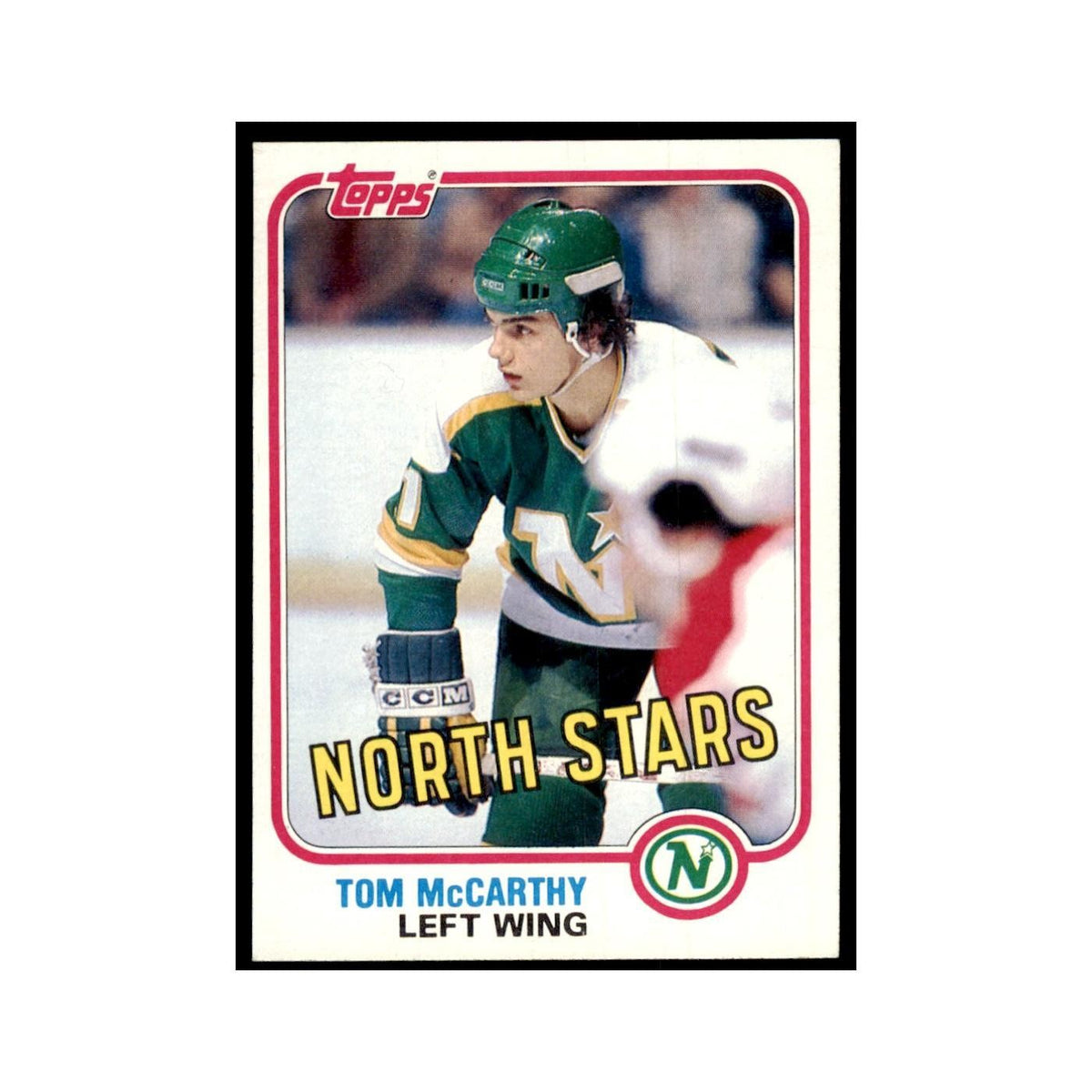 1981 Topps Tom McCarthy Hockey Cards #W108