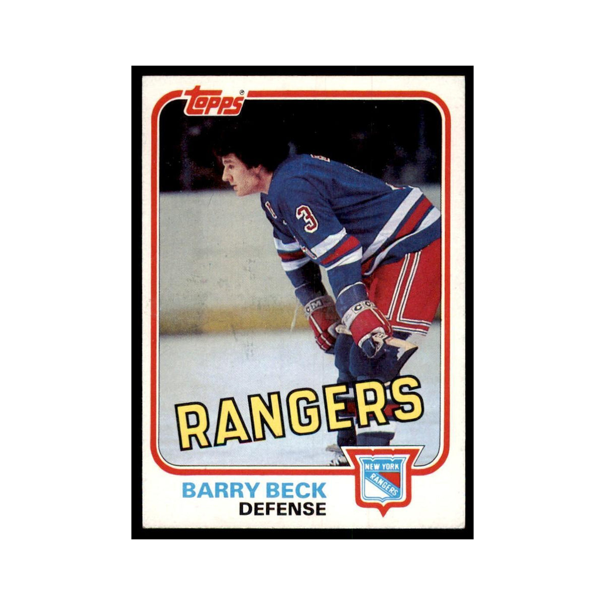 1981 Topps Barry Beck Hockey Cards #3