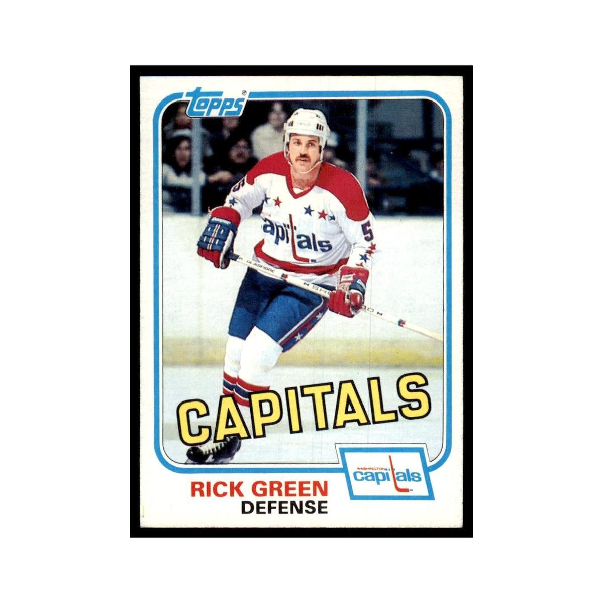 1981 Topps Rick Green Hockey Cards #E118