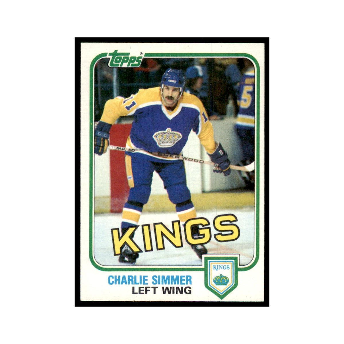 1981 Topps Charlie Simmer Hockey Cards #35