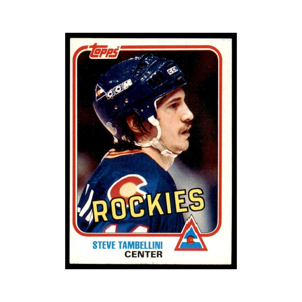 1981 Topps Steve Tambellini Hockey Cards #W86
