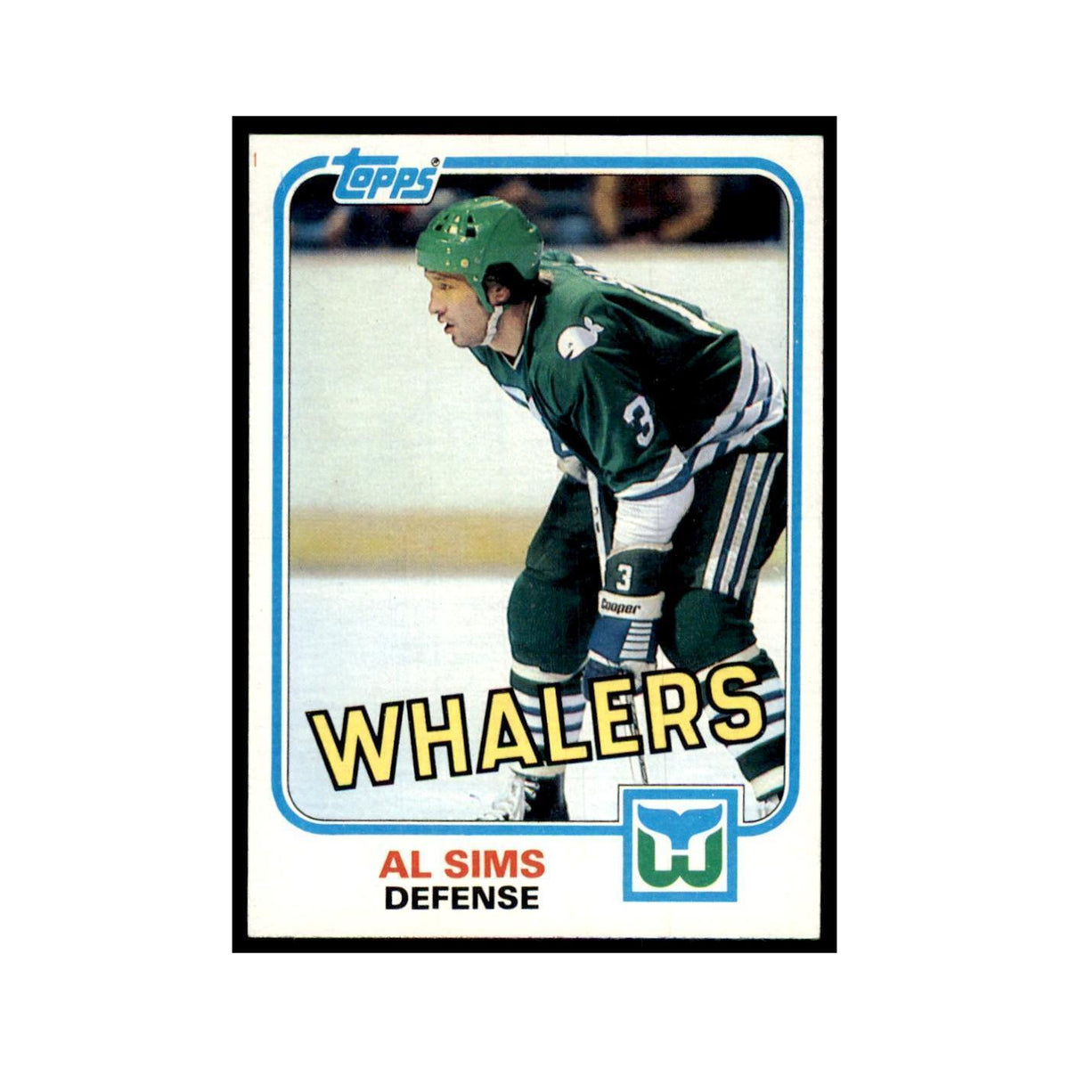 1981 Topps Al Sims Hockey Cards #E85