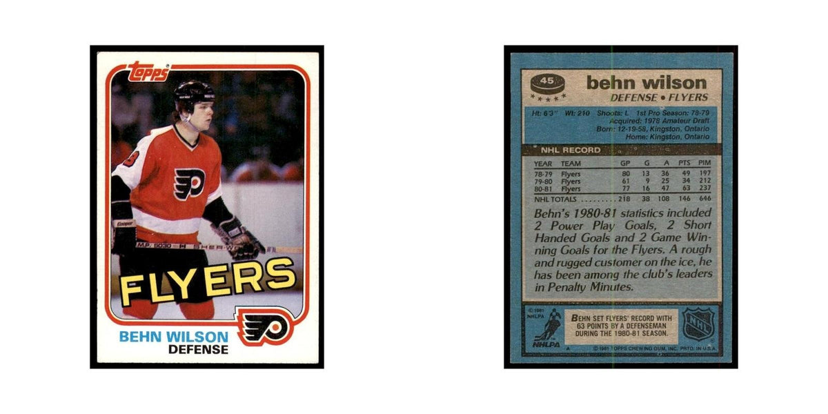 1981 Topps Behn Wilson Hockey Cards #45