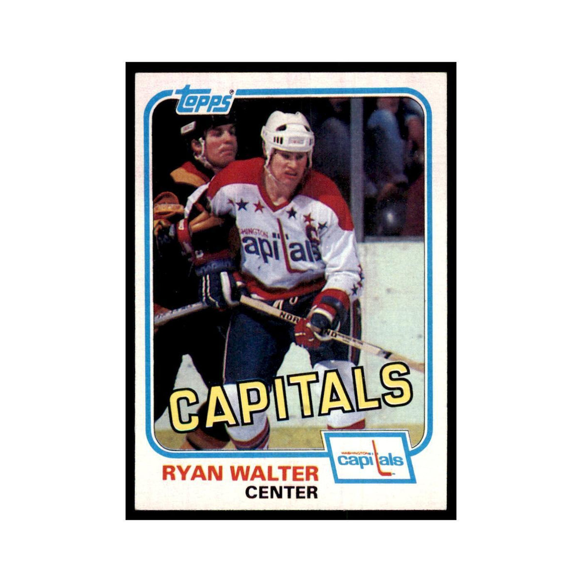 1981 Topps Ryan Walter Hockey Cards #E122