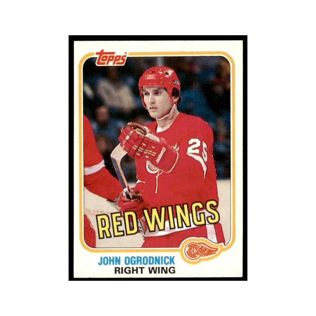 1981 Topps John Ogrodnick Hockey Cards #W95