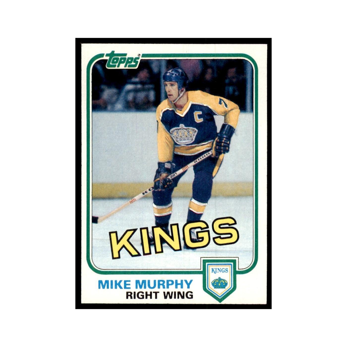 1981 Topps Mike Murphy Hockey Cards #W101