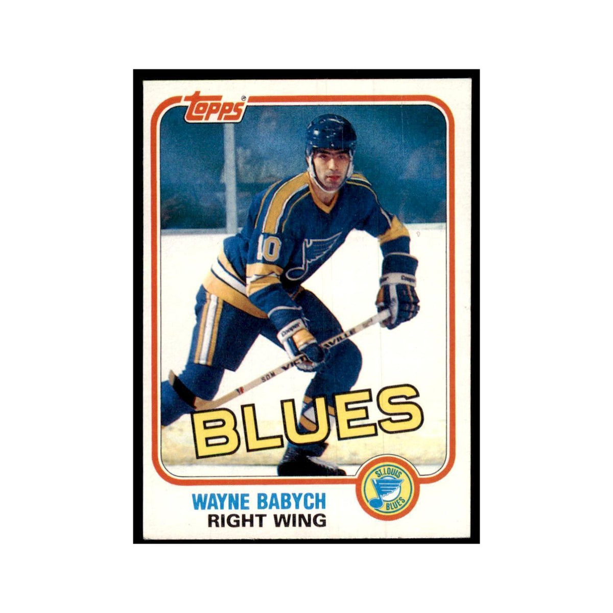 1981 Topps Wayne Babych Hockey Cards #W114