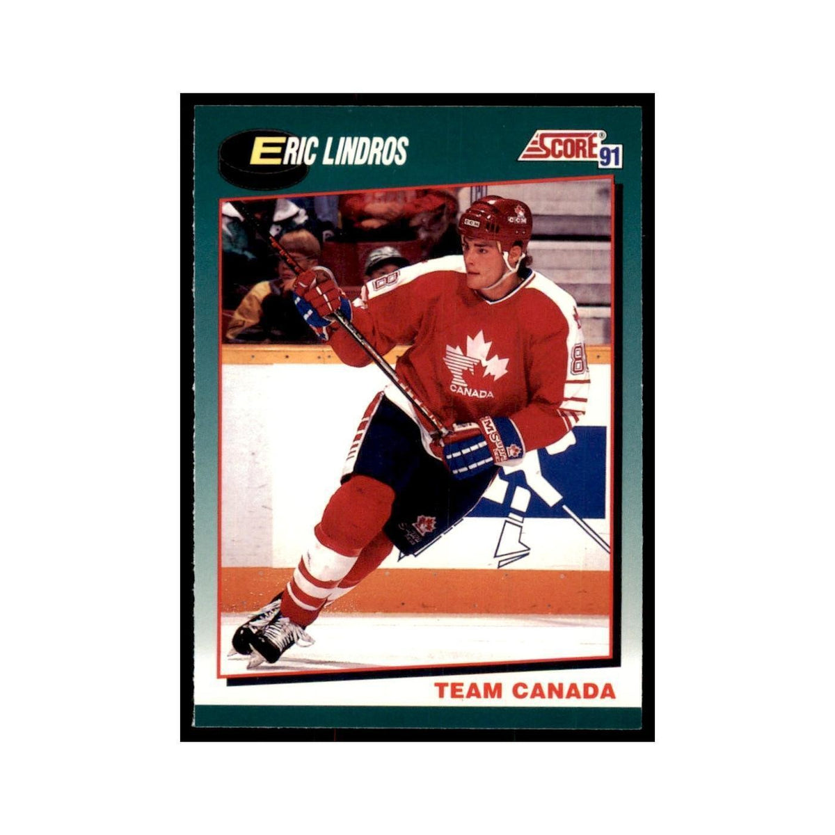1991 Score Rookie and Traded Eric Lindros Canada #88T