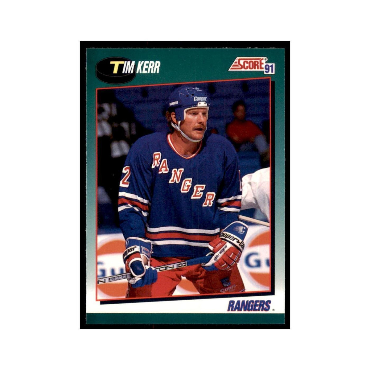 1991 Score Rookie and Traded Tim Kerr New York Rangers #15T