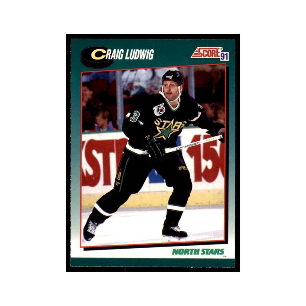 1991 Score Rookie and Traded Craig Ludwig Minnesota North Stars #11T