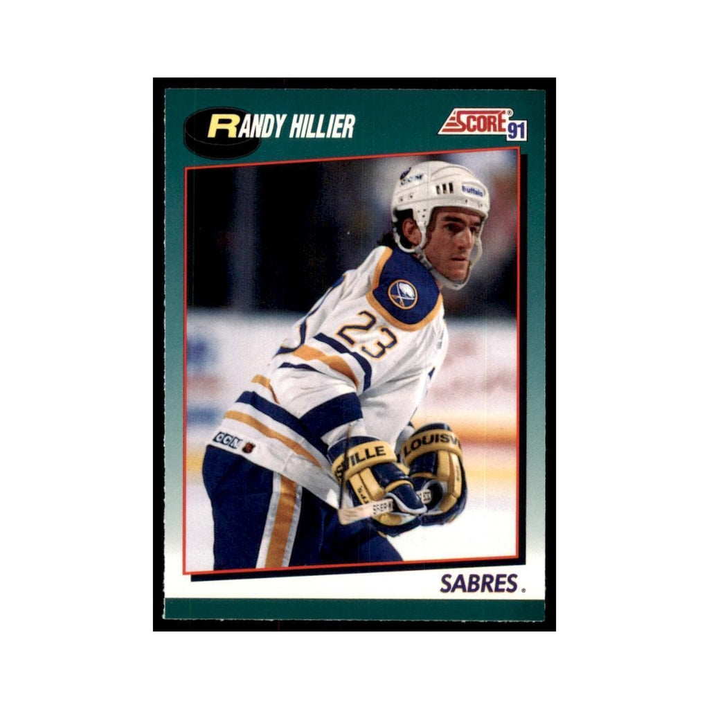 1991 Score Rookie and Traded Randy Hillier Buffalo Sabres #30T