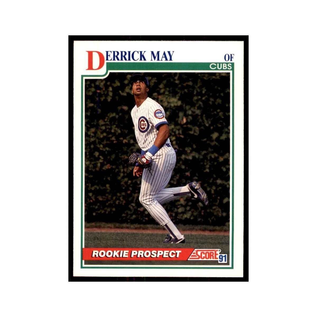 1991 Score Derrick May Baseball Cards #379