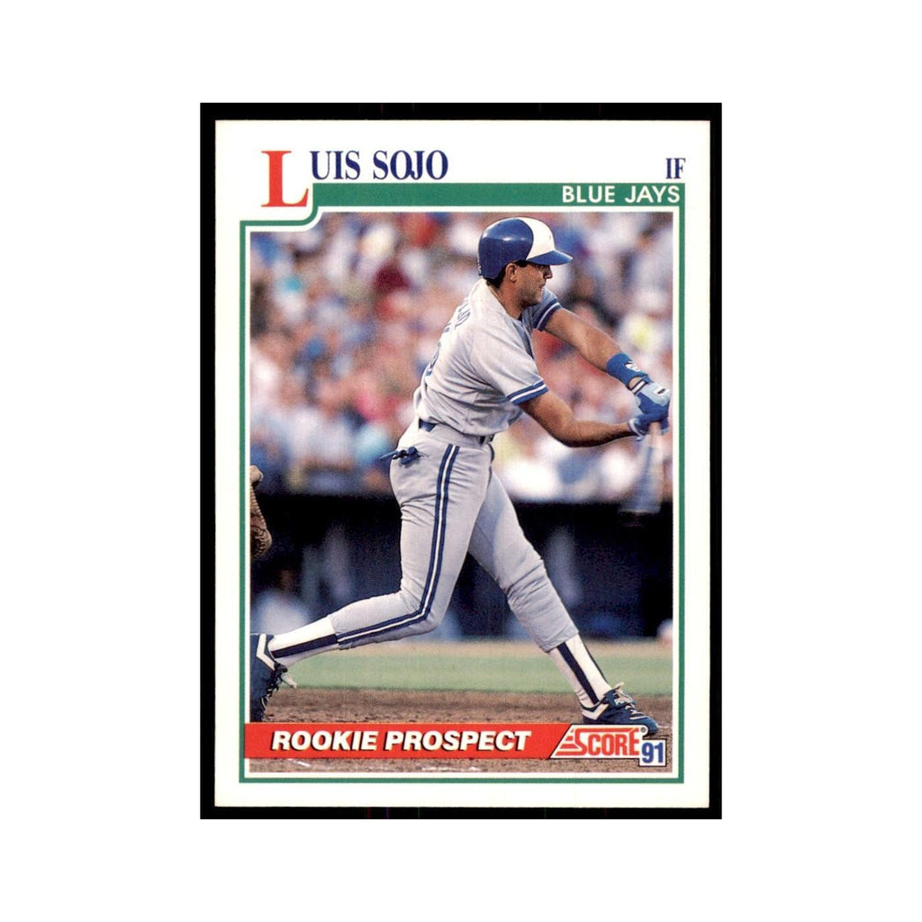 1991 Score Luis Sojo Baseball Cards #342