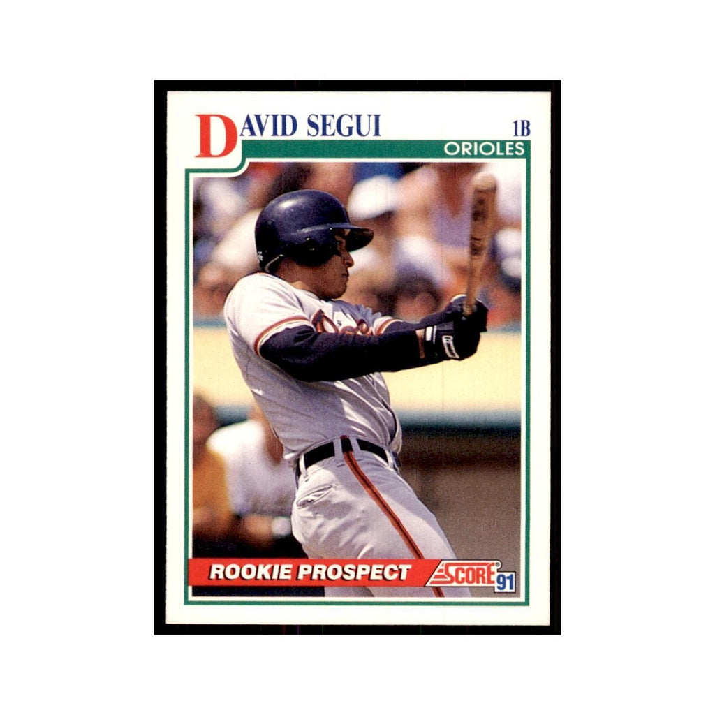 1991 Score David Segui Baseball Cards #362