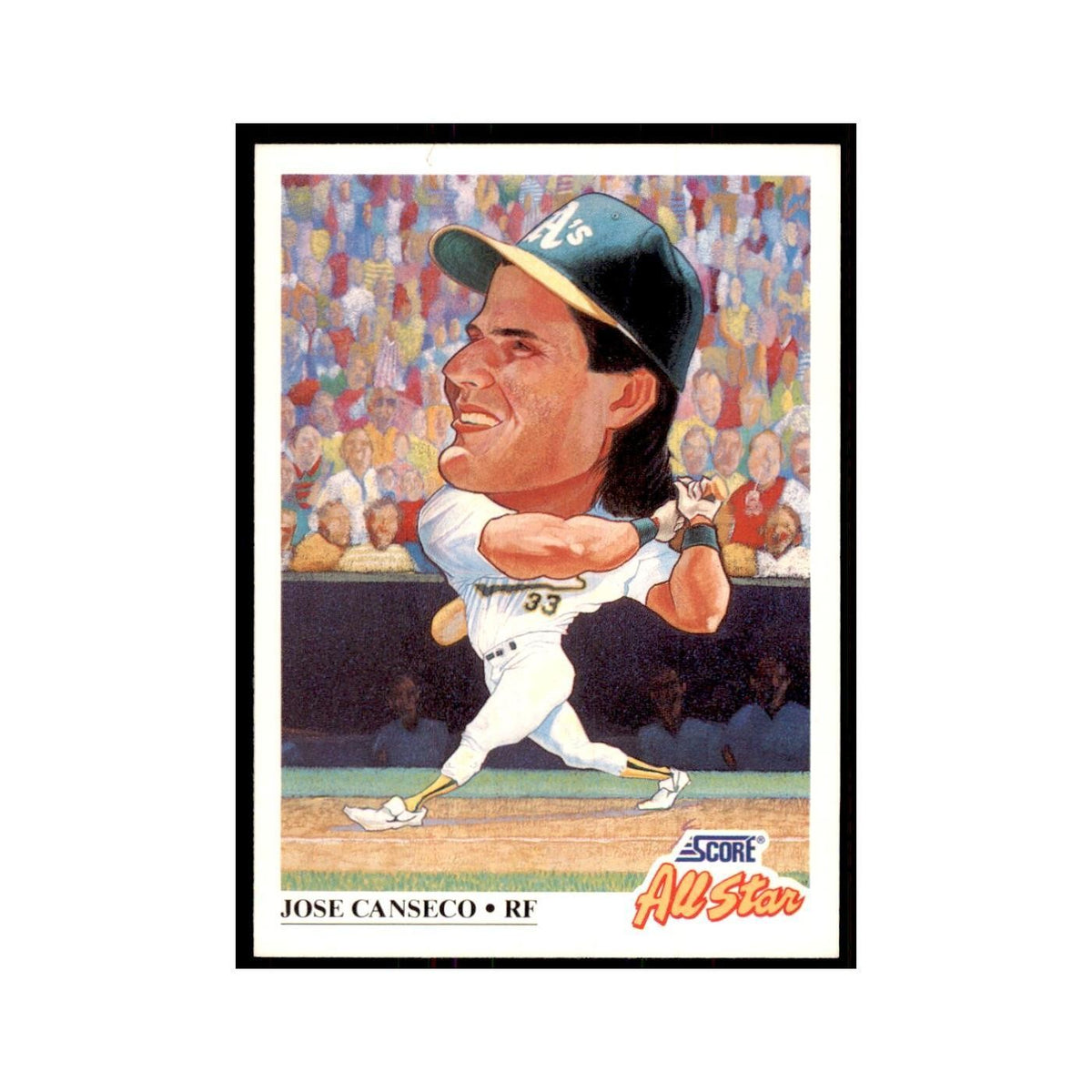 1991 Score Jose Canseco Baseball Cards #398
