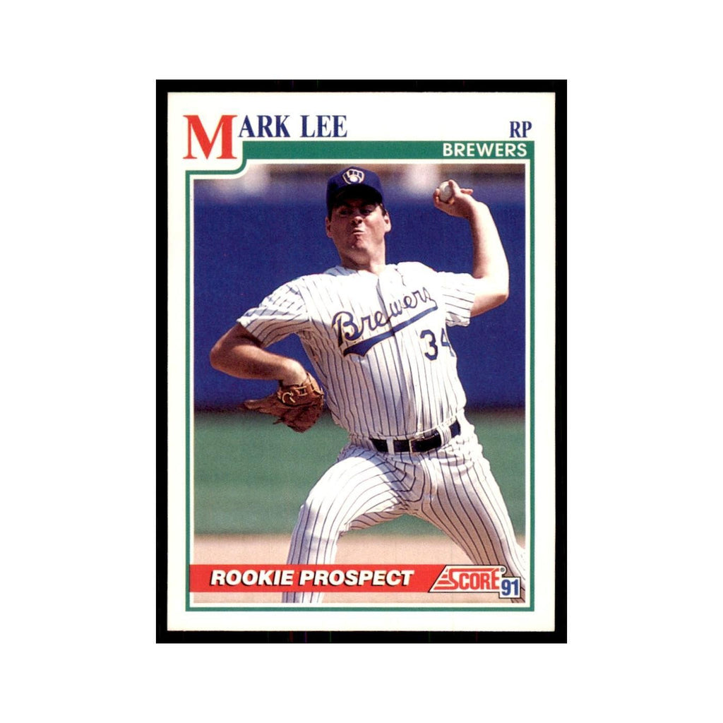 1991 Score Mark Lee Baseball Cards #372