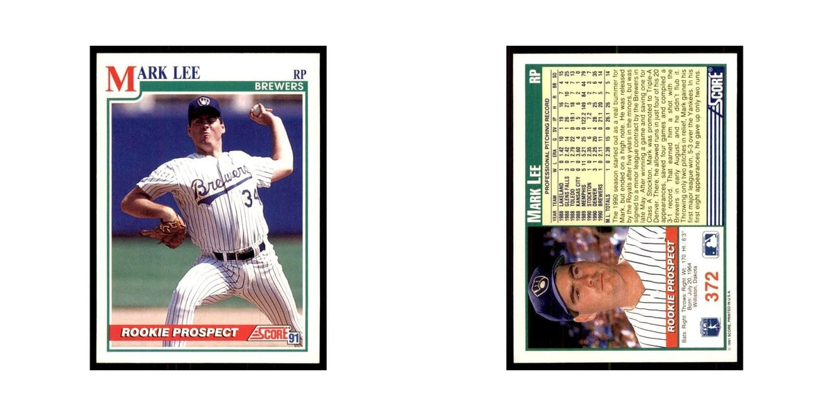 1991 Score Mark Lee Baseball Cards #372
