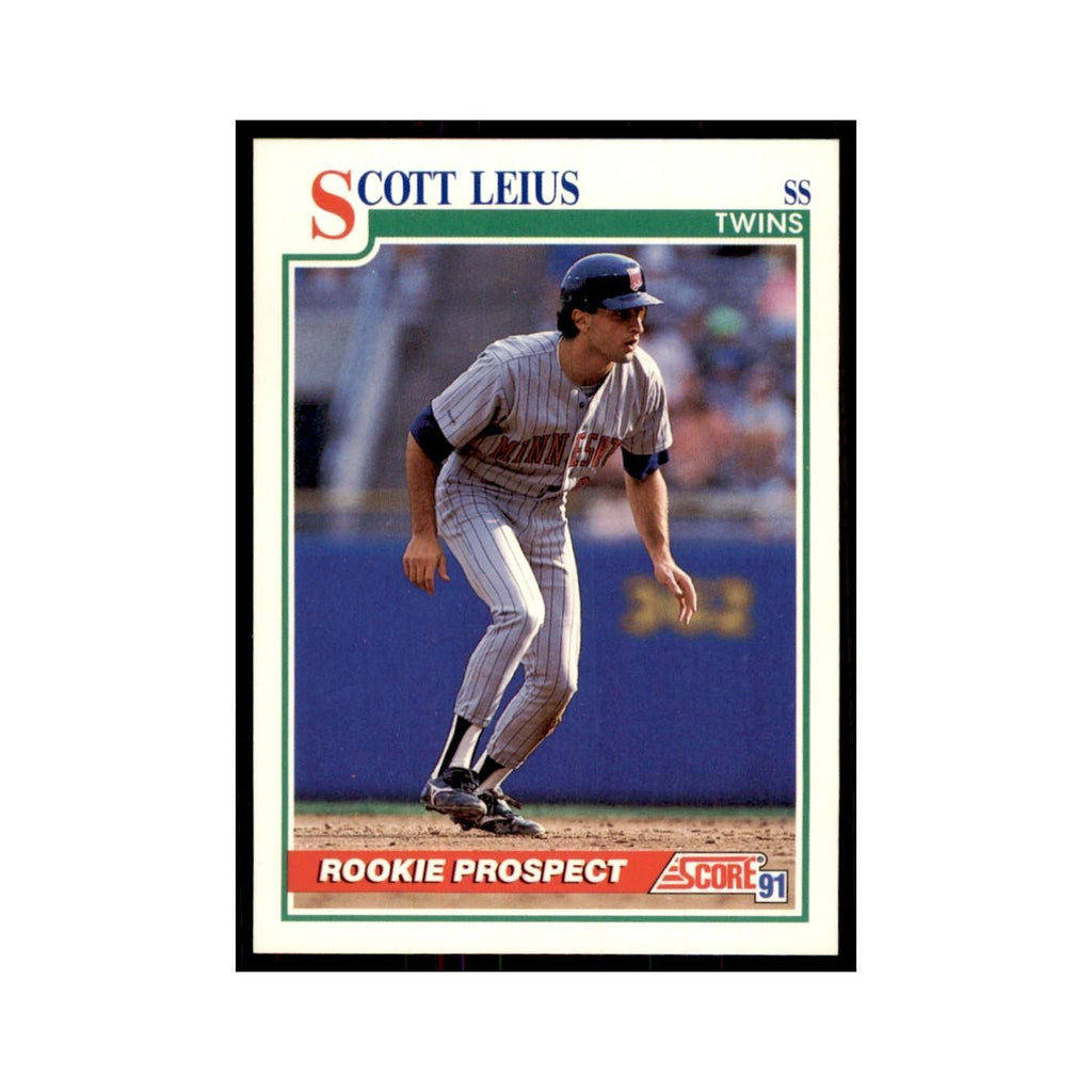 1991 Score Scott Leius Baseball Cards #370