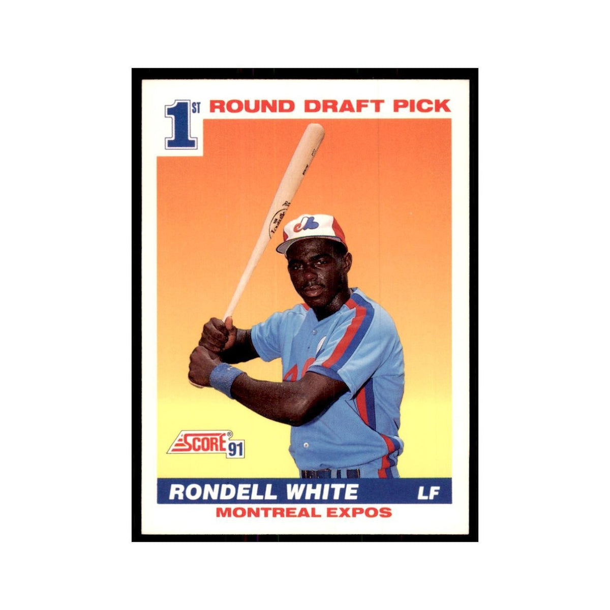 1991 Score Rondell White Baseball Cards #390