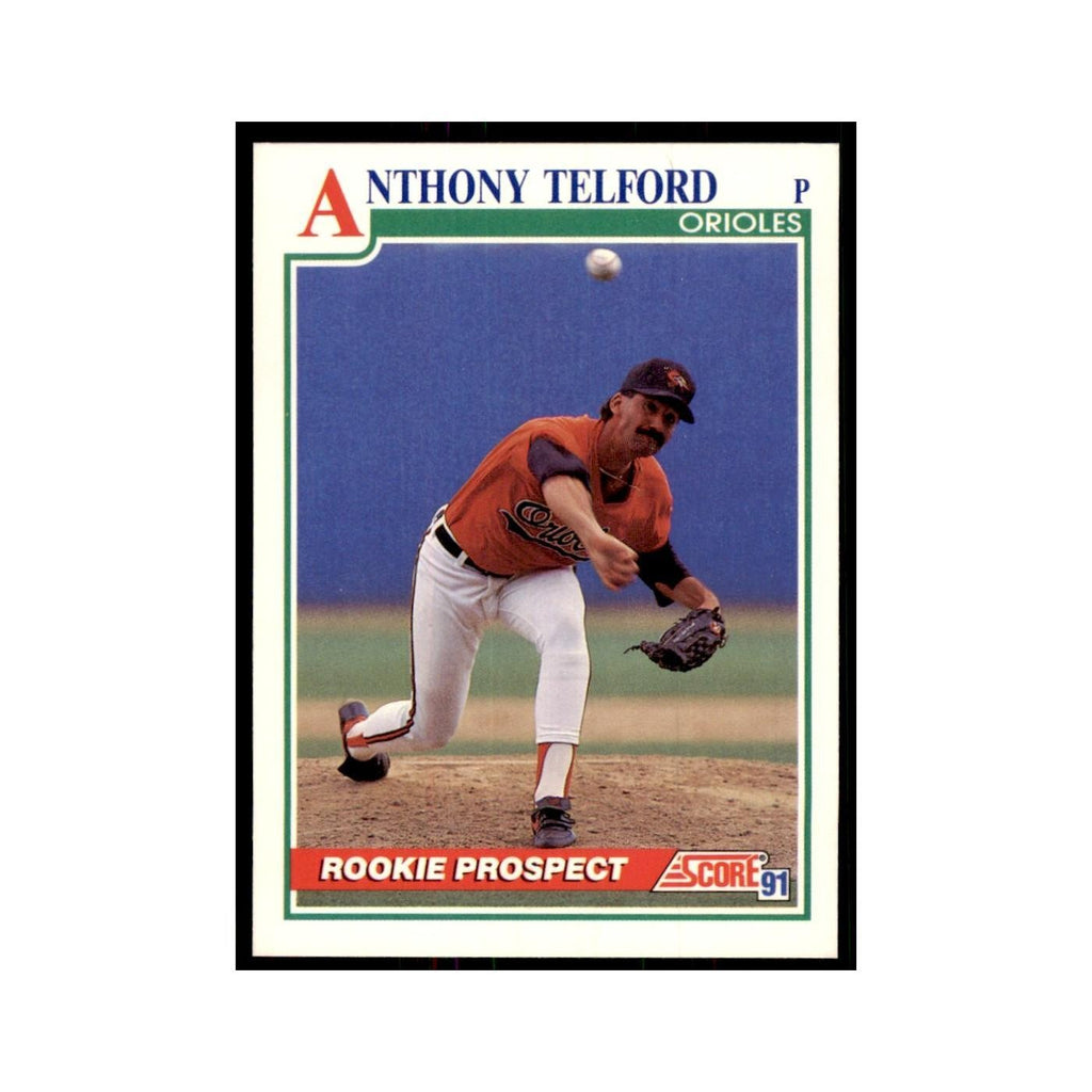 1991 Score Anthony Telford Baseball Cards #354