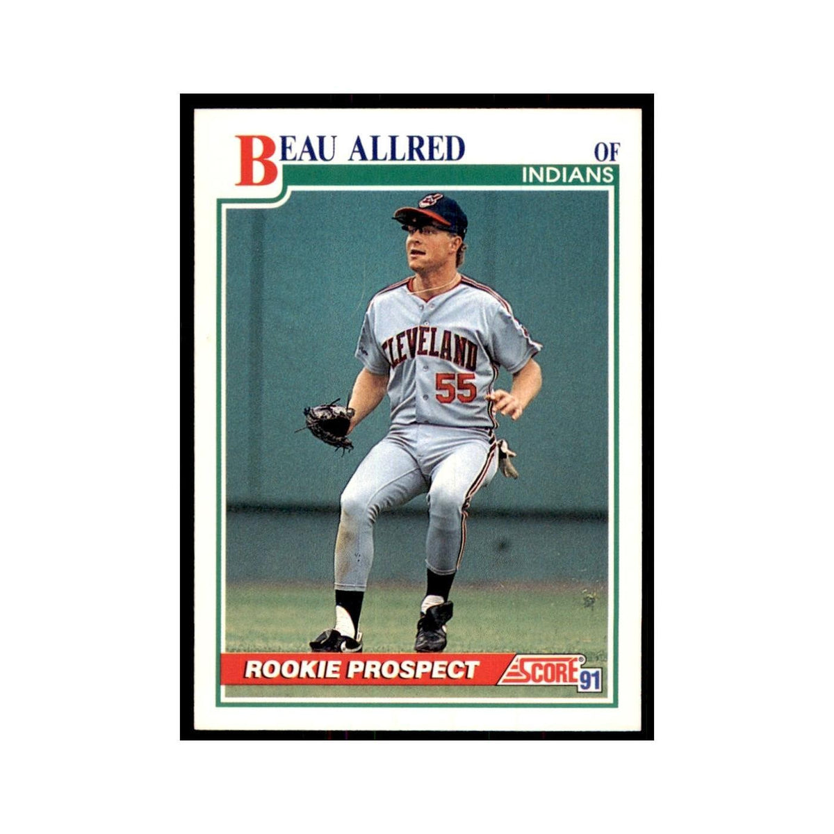 1991 Score Beau Allred Baseball Cards #338