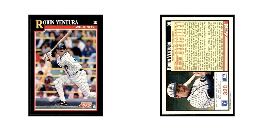 1991 Score Robin Ventura Baseball Cards #320