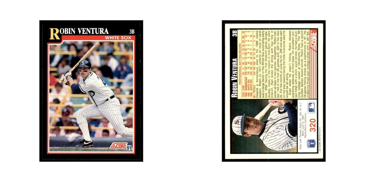 1991 Score Robin Ventura Baseball Cards #320