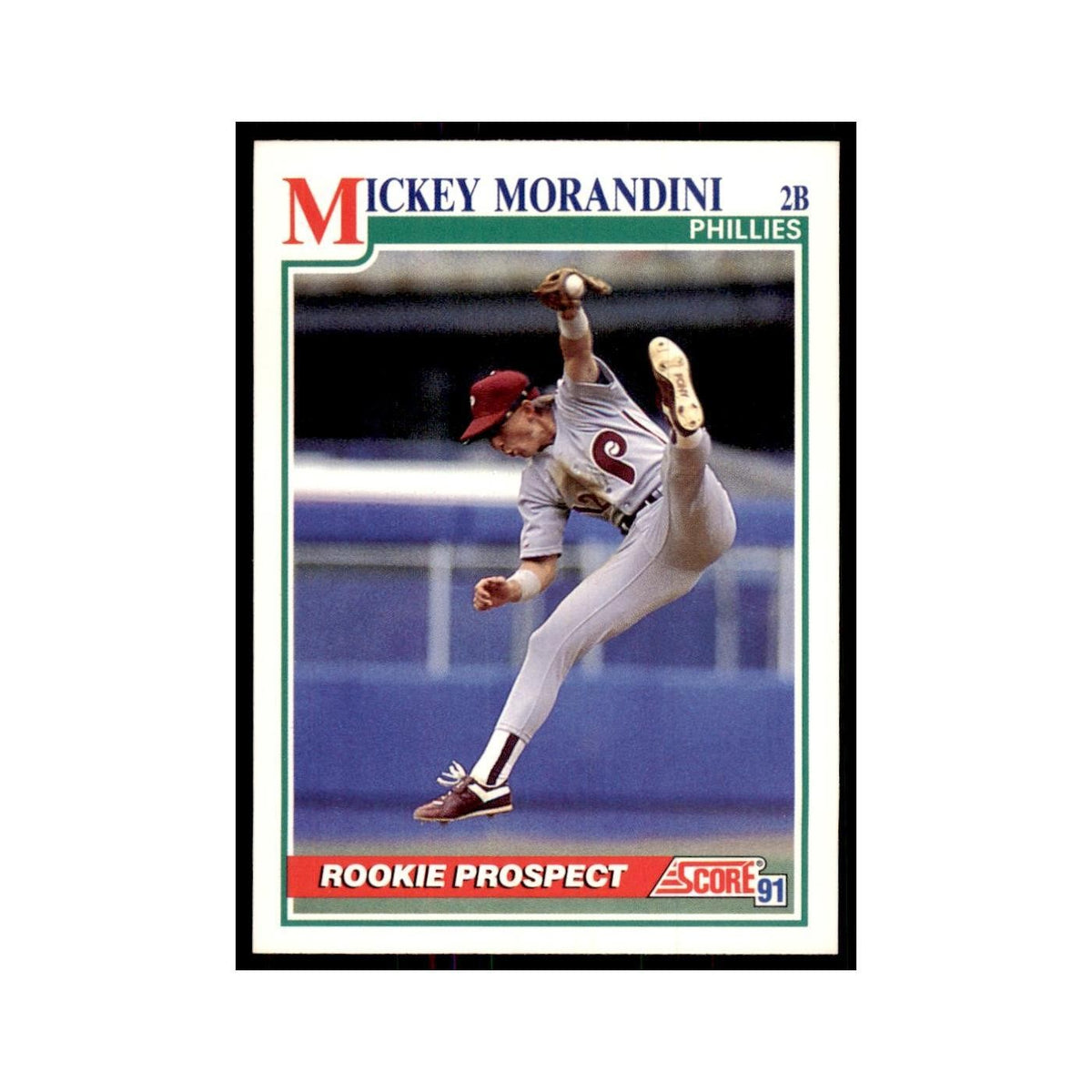 1991 Score Mickey Morandini Baseball Cards #376