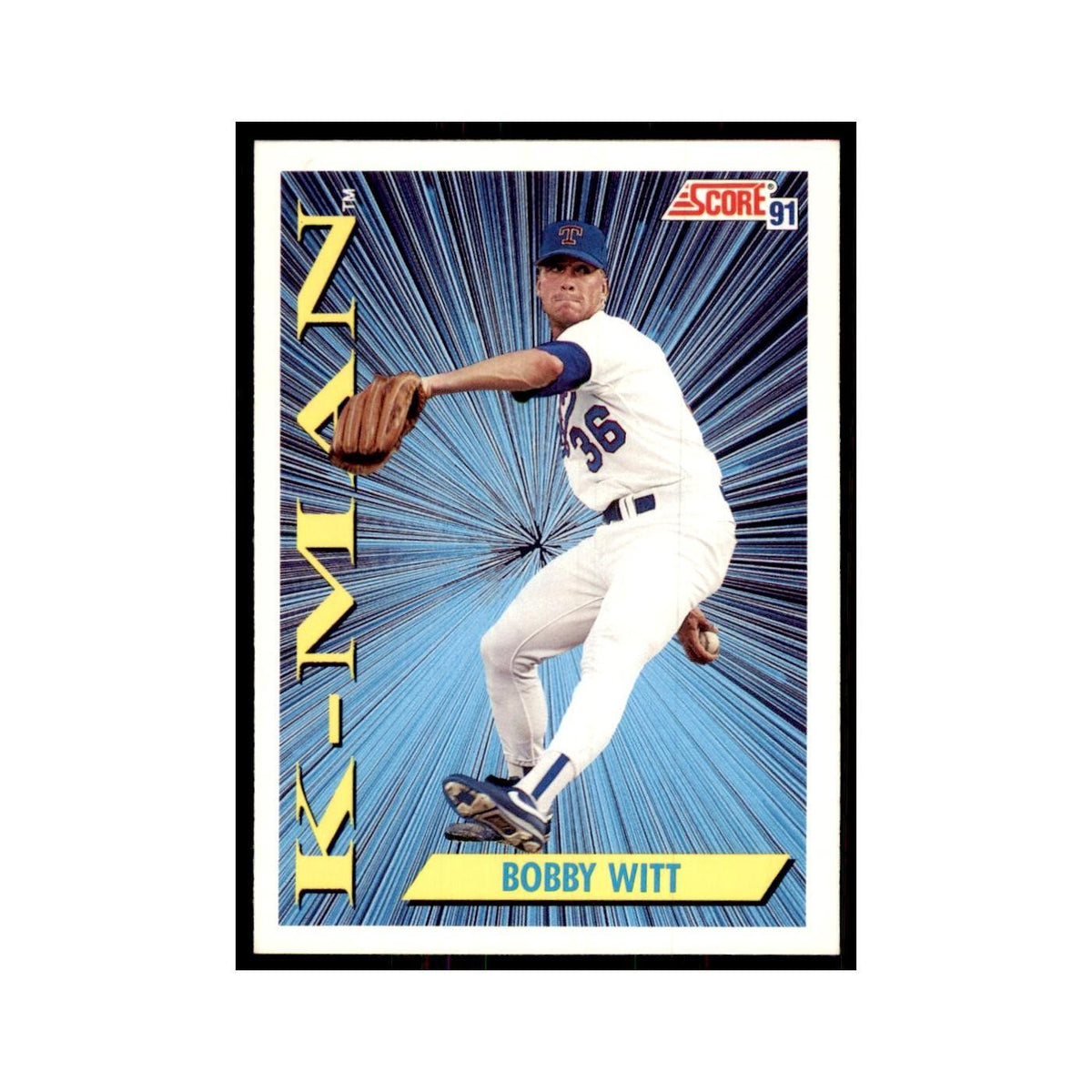 1991 Score Bobby Witt Baseball Cards #410