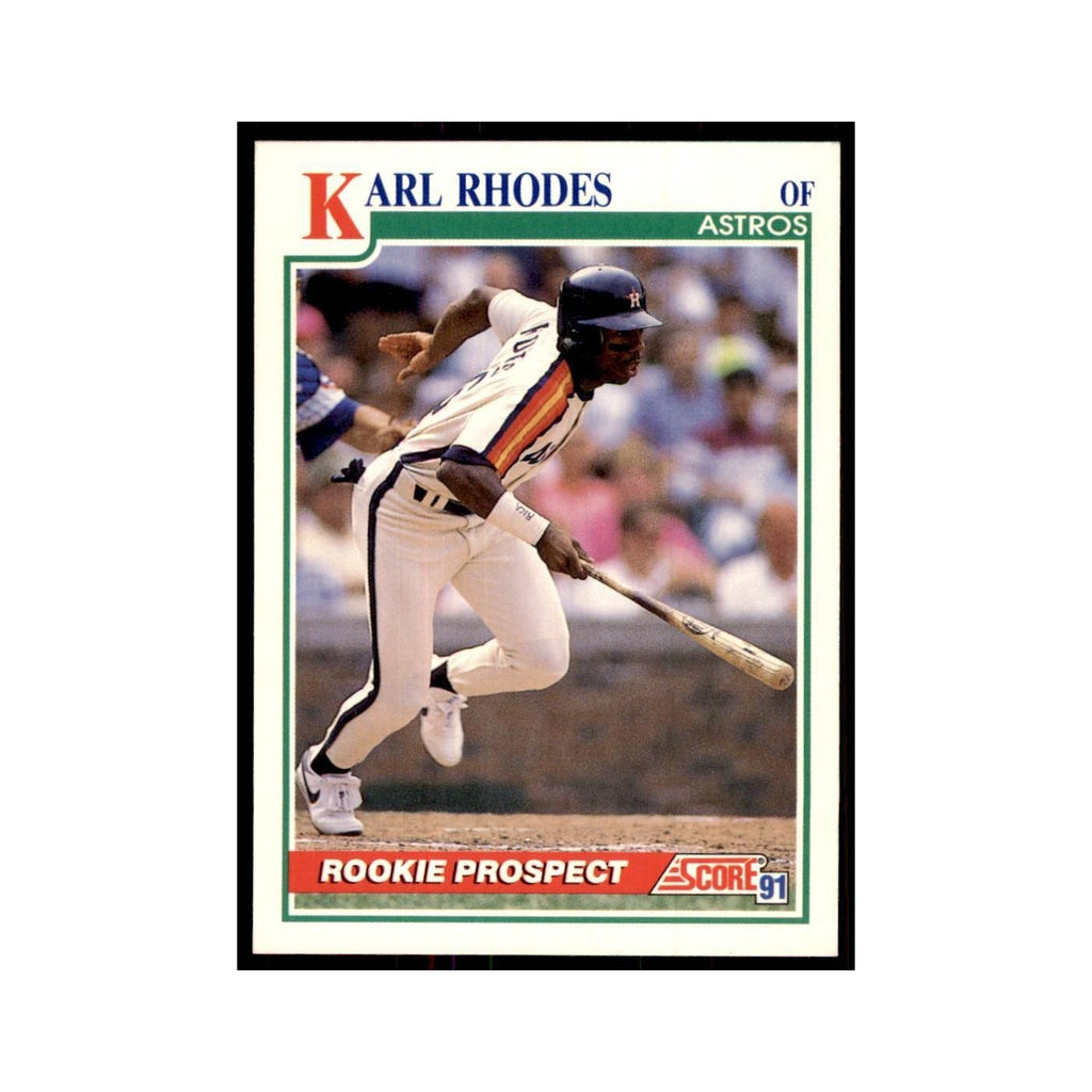 1991 Score Karl Rhodes Baseball Cards #365