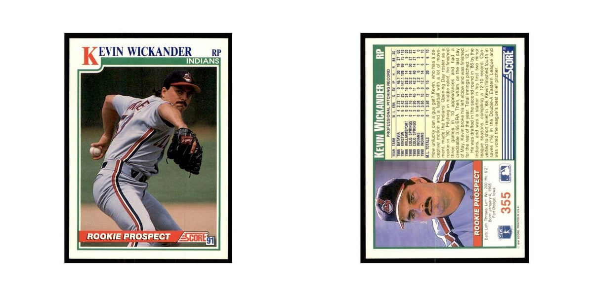 1991 Score Kevin Wickander Baseball Cards #355