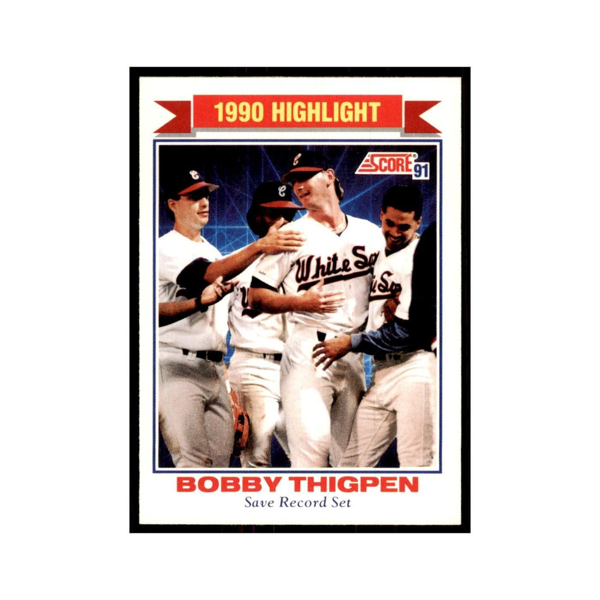 1991 Score Bobby Thigpen Baseball Cards #418