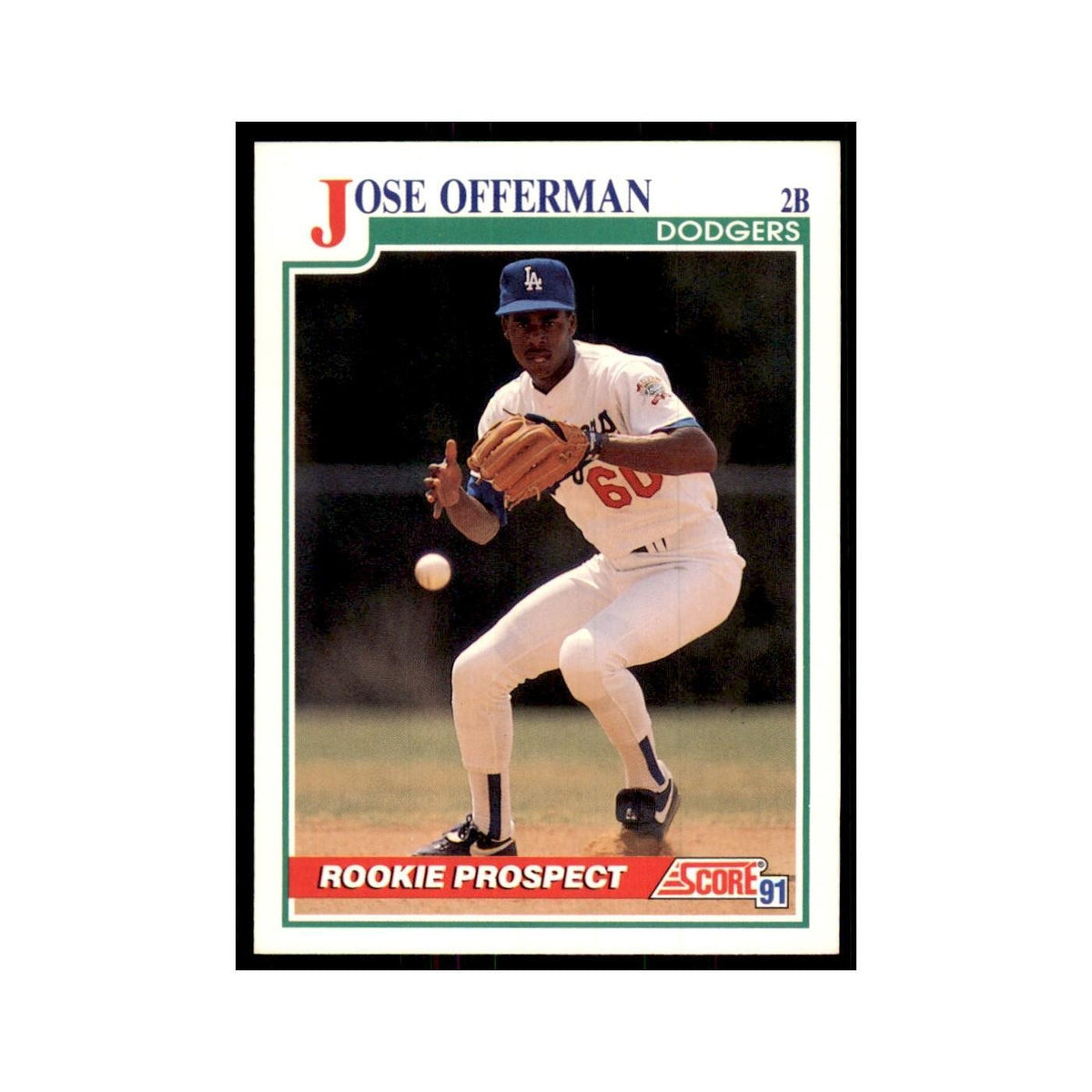 1991 Score Jose Offerman Baseball Cards #343