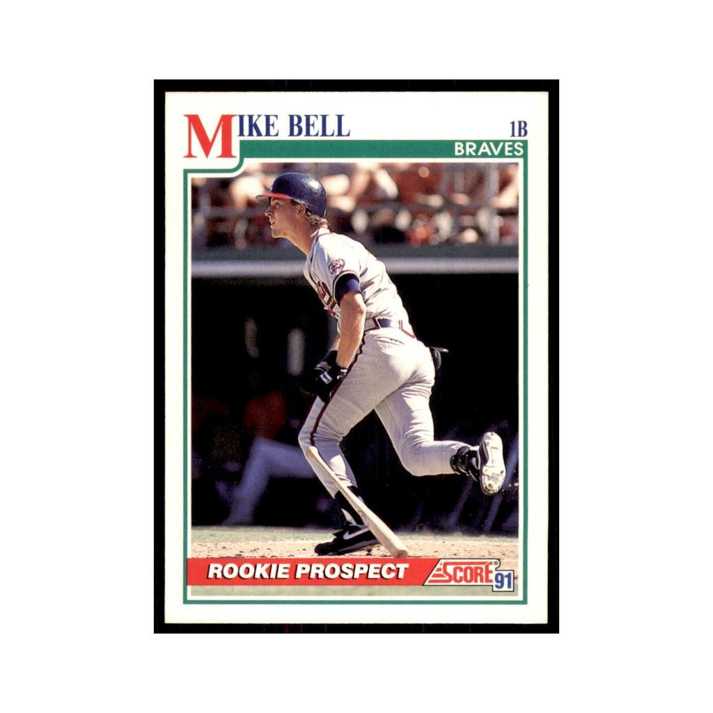 1991 Score Mike Bell Baseball Cards #375