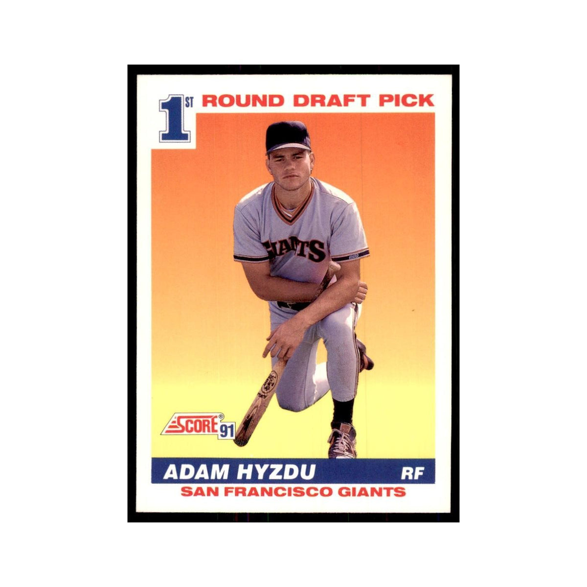 1991 Score Adam Hyzdu Baseball Cards #388