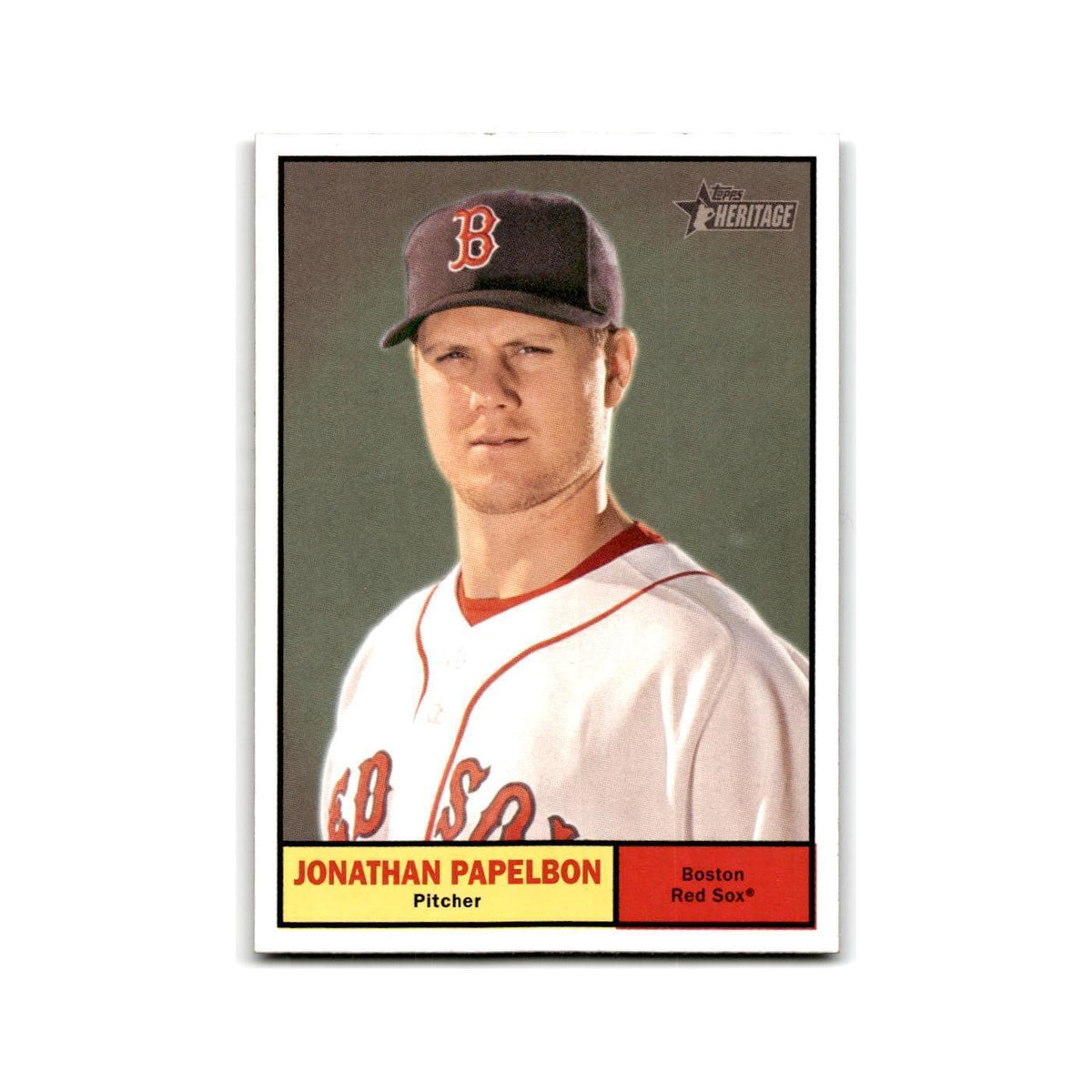 2010 Topps Heritage Jonathan Papelbon Red Sox #113
