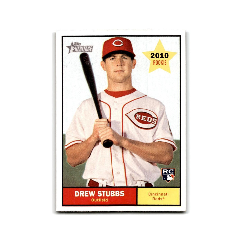 2010 Topps Heritage Drew Stubbs RC Reds #156