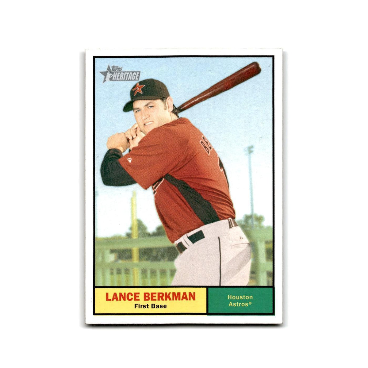 2010 Topps Heritage Lance Berkman Astros #206