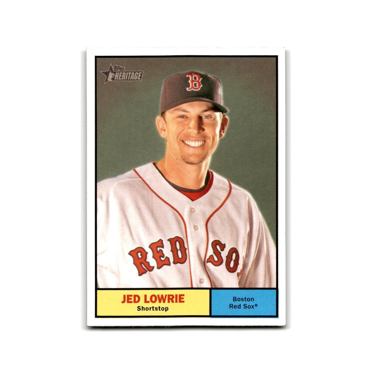 2010 Topps Heritage Jed Lowrie Red Sox #99