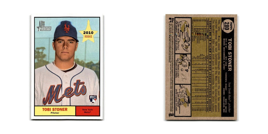 2010 Topps Heritage Tobi Stoner RC Mets #280