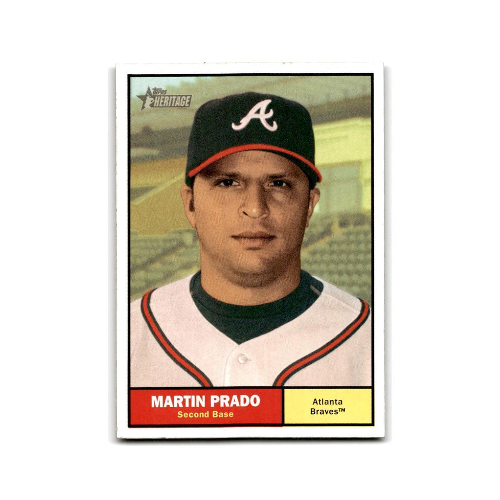 2010 Topps Heritage Martin Prado Braves #89