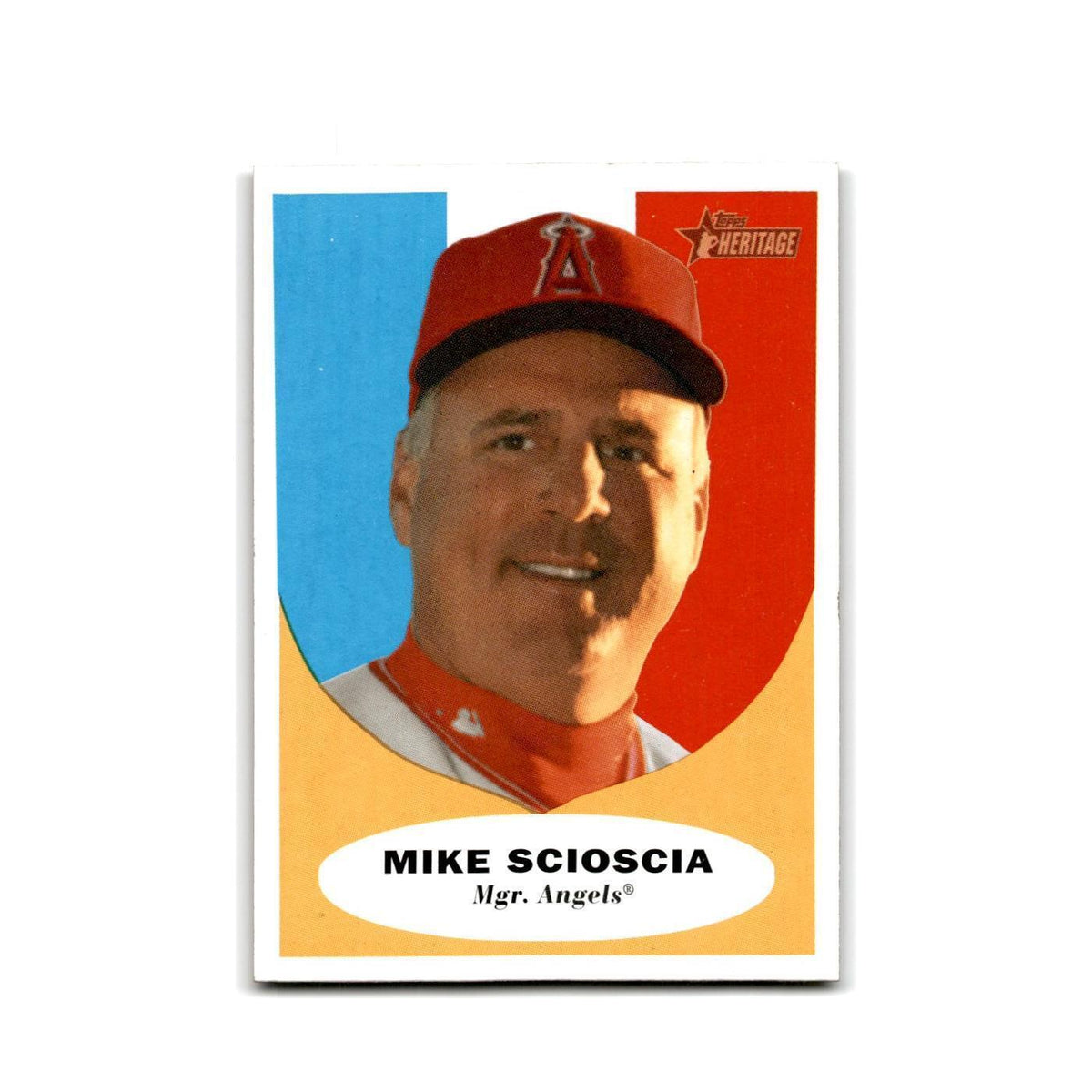 2010 Topps Heritage Mike Scioscia Angels #225