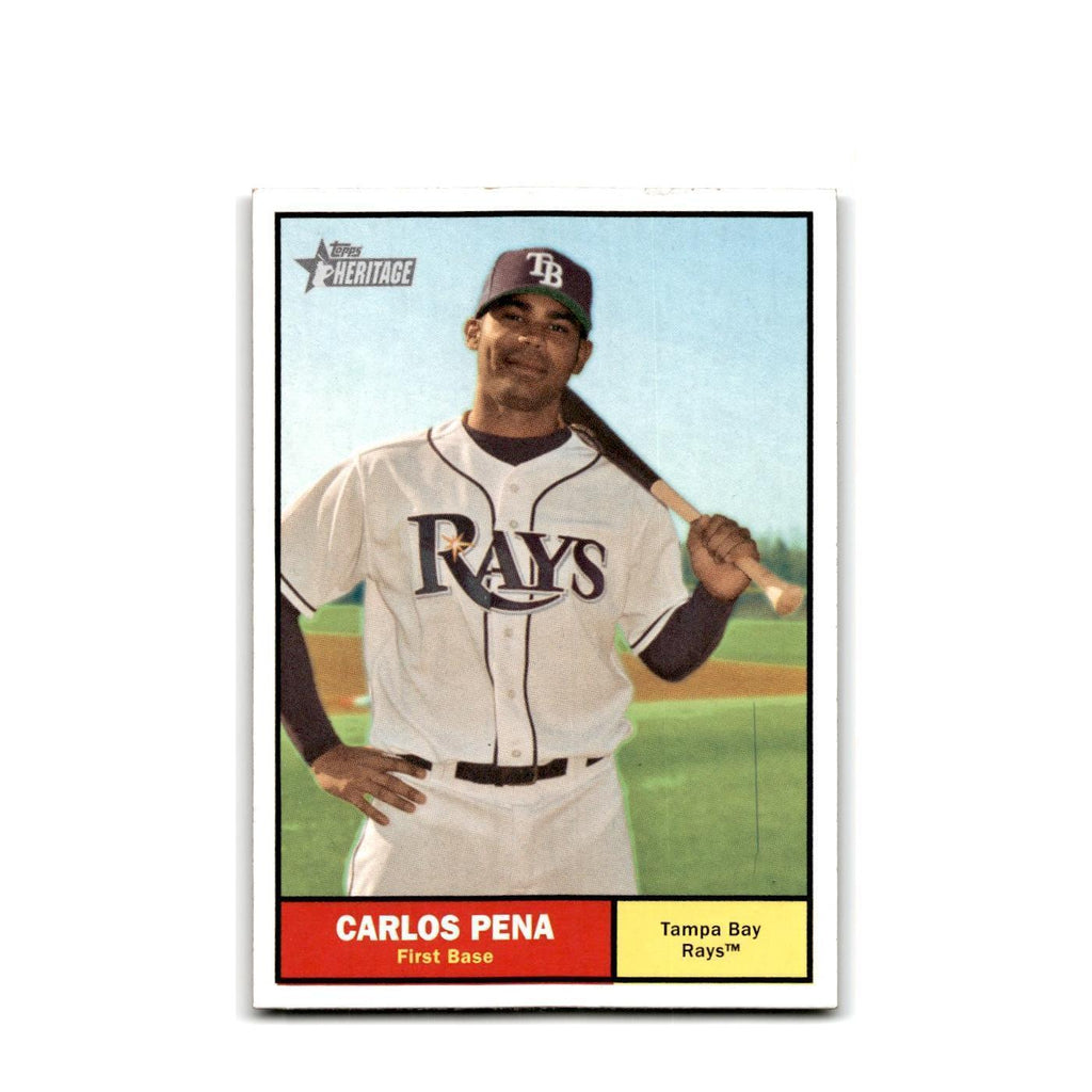 2010 Topps Heritage Carlos Pena Rays #216