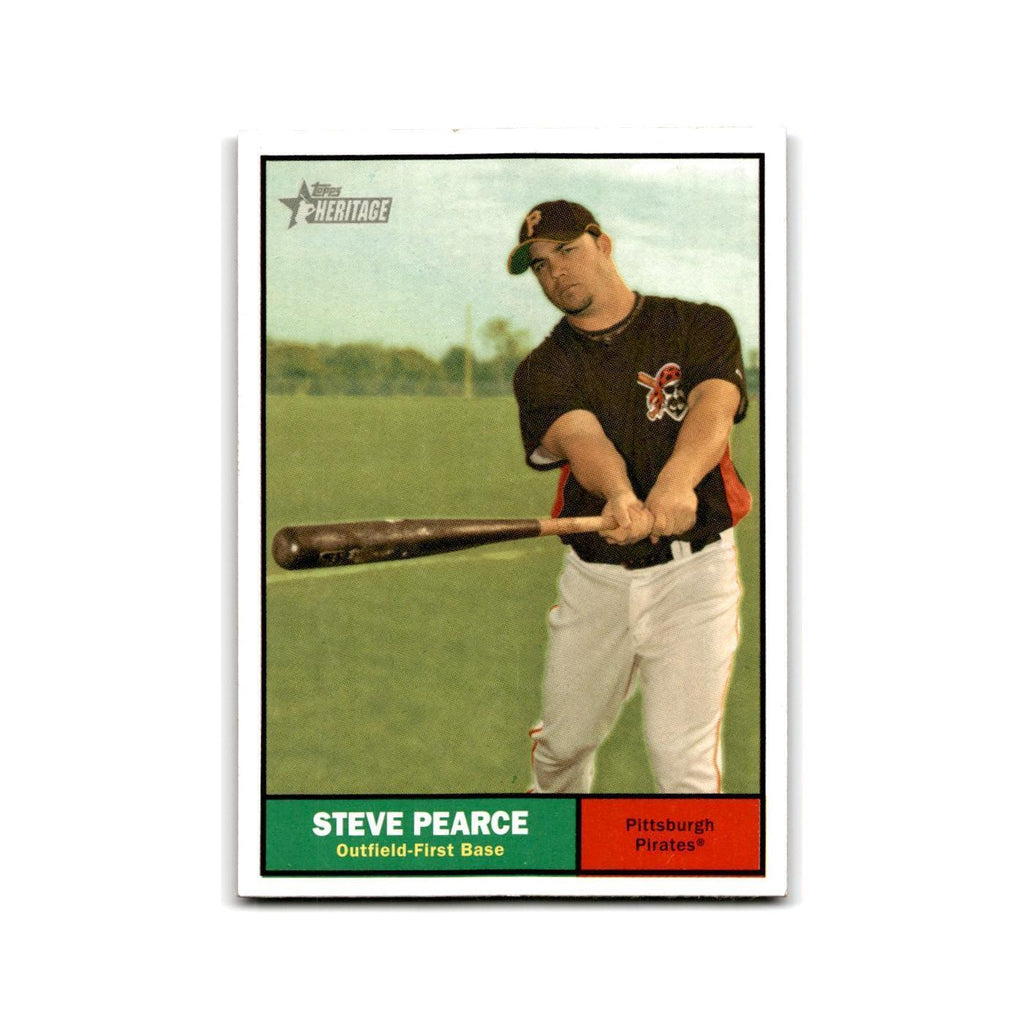 2010 Topps Heritage Steve Pearce Pirates #165